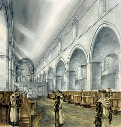 Rievaulx Abbey, 13वीं शताब्दी, c1990-2010 द्वारा पीटर डुन्नो