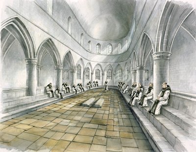 Rievaulx Abbey, 14वीं शताब्दी, c1990-2010 द्वारा पीटर डुन्नो