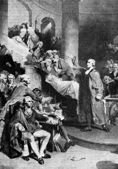 पैट्रिक हेनरी 1736-1799, अमेरिकी क्रांतिकारी, 1775 1935। द्वारा पीटर फ्रेडरिक रॉदरमेल