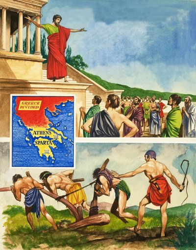 प्रतिद्वंद्विता और एथेंस और स्पार्टा के बीच युद्ध द्वारा पीटर जैक्सन