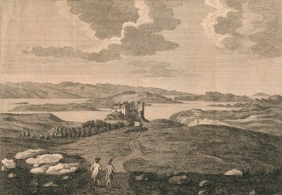 डनवेगन कैसल, 1774 द्वारा पीटर माज़ेल