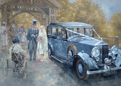 1930 का देश विवाह (कैनवास पर तेल) द्वारा पीटर मिलर