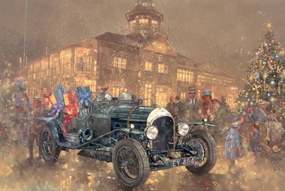 ब्रुकलैंड्स में क्रिसमस पार्टी (कैनवास पर तेल) द्वारा पीटर मिलर