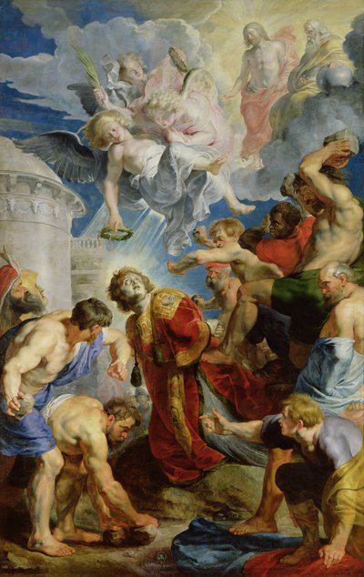 सेंट स्टीफन के त्रिस्तरीय से सेंट स्टीफन का पत्थर द्वारा Peter Paul Rubens