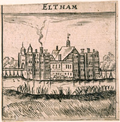 एल्थम पैलेस, लंदन, c1653 द्वारा पीटर स्टेंट