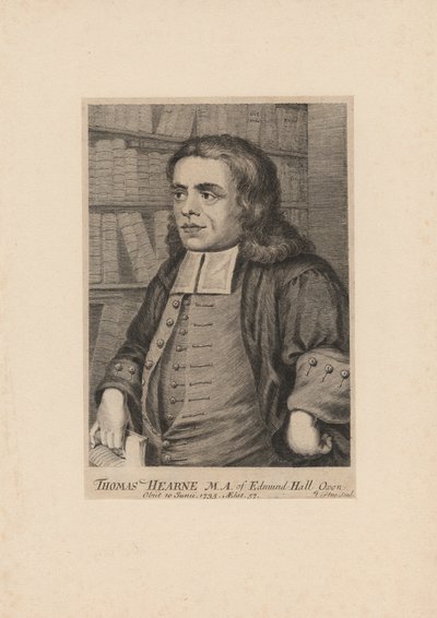 थॉमस हर्न, जॉर्ज वर्ट्यू (1683-1756), c.1735 द्वारा उत्कीर्ण द्वारा पीटर टिलमैन