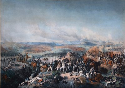 26 अगस्त 1812 को बोरोडिनो की लड़ाई, 19 वीं शताब्दी की पहली तिमाही। द्वारा पीटर वॉन हेस