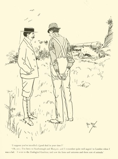 1890 के दशक से फिल मे का कार्टून (लिथो) द्वारा फिल मई