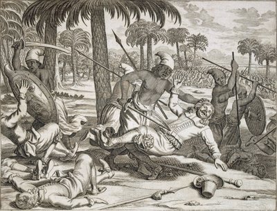 द मर्डर ऑफ़ मिस्टर कोस्टर बाई द सिंगालीज़', सीलोन श्रीलंका, पब। 1672. द्वारा फिलिप बाल्डियस