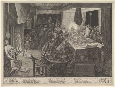 द डेथ ऑफ़ द वर्जिन, 1574। द्वारा फिलिप गाले