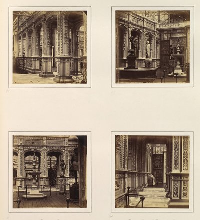 [मुखौटा, दृश्य, और पुनर्जागरण न्यायालय का प्रवेश लॉजिया], सीए। 1859. द्वारा फिलिप हेनरी डेलमोटे।