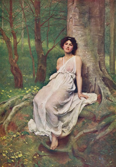 स्प्रिंगटाइम, c1897, c1900 द्वारा Philip Hermogenes Calderon