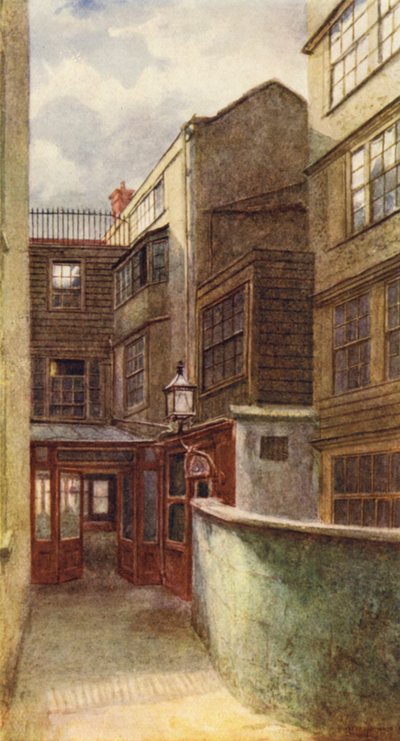 डिक्स कॉफी-हाउस, फ्लीट स्ट्रीट, 1899 द्वारा फिलिप नॉर्मन
