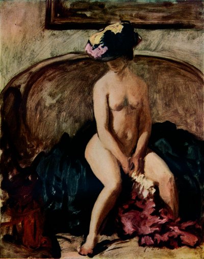 सीड न्यूड: द ब्लैक हैट, c1900 द्वारा Philip Wilson Steer