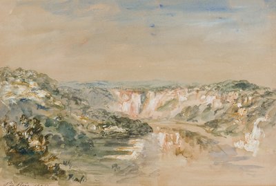 शेपस्टोव, मोनमाउथशायर के पास नदी में मोड़, 1905 (कागज पर wc और gouache) द्वारा फिलिप विल्सन स्टीयर