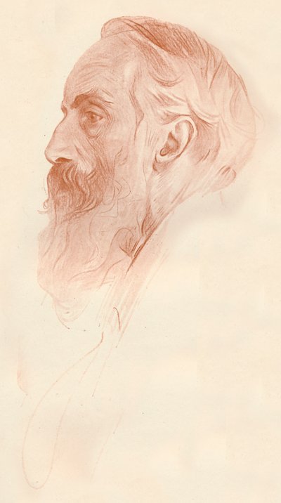 प्रोफाइल स्टडी, c1921 द्वारा फिलिप डी लास्ज़लो