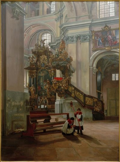 Kircheninterieur द्वारा फिलिप फ्रेंक