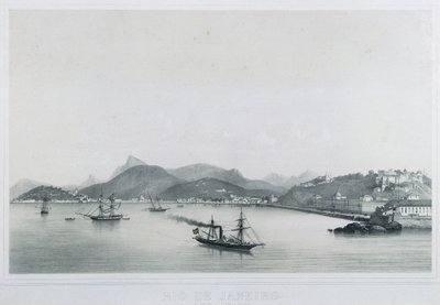 रियो डी जनेरियो के नौ मनोरम दृश्य: द बीचेस सेंट लुज़िया ए ग्लोरिया, 1862 द्वारा फिलिप बेनोइस्ट