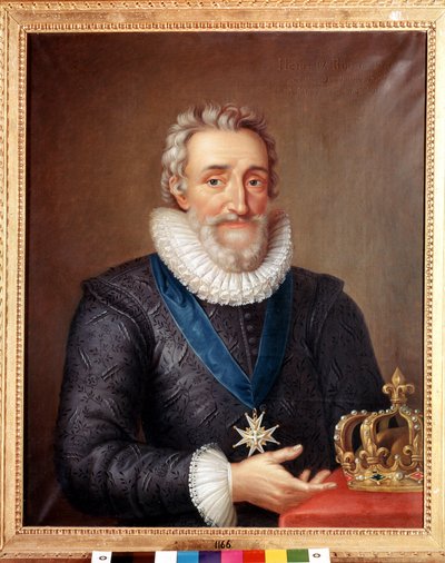 फ्रांस के राजा हेनरी चतुर्थ (1553 - 1610) का पोर्ट्रेट। फिलिप डी शैंपेन द्वारा पेंटिंग। स्टॉकहोम राष्ट्रीय संग्रहालय द्वारा फिलिप डी चंपेनगे