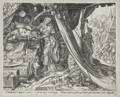जूडिथ द्वारा होलोफर्नेस का वध द्वारा Maarten van Heemskerck