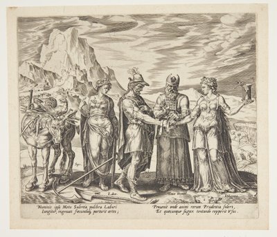 श्रम और परिश्रम का विवाह द्वारा Maarten van Heemskerck