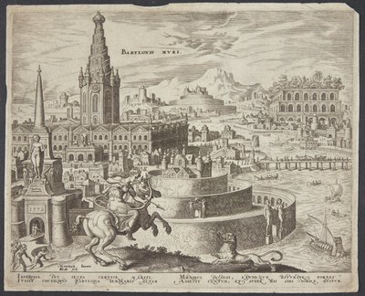 बेबीलोन की दीवारें द्वारा Maarten van Heemskerck