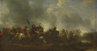 कैवेलरी ने इन्फैंट्री पर हमला किया, 1656-1668 द्वारा फिलिप्स वूवर्मन