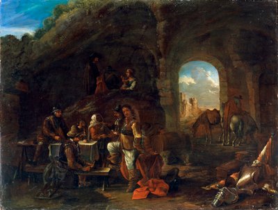 टैवर्न सीन, सी 1640-1665 द्वारा फिलिप्स वूवर्मन