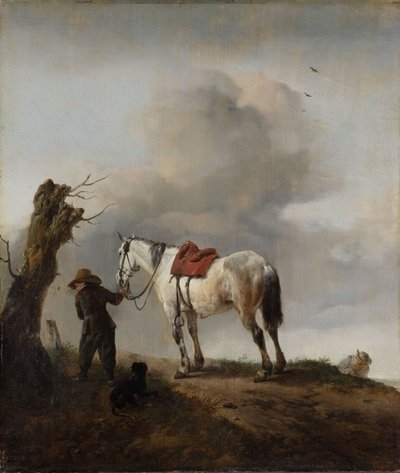 द ग्रे हॉर्स, c.1646 द्वारा Philips Wouwerman
