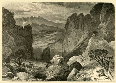 पाइक पीक, गार्डन ऑफ द गॉड्स से, 1874। द्वारा फिनीस एफ. एनिन