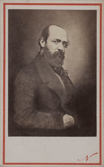 हेनरी मुर्गर का पोर्ट्रेट 1822-1861, 1861। द्वारा फोटो स्टूडियो नादर।