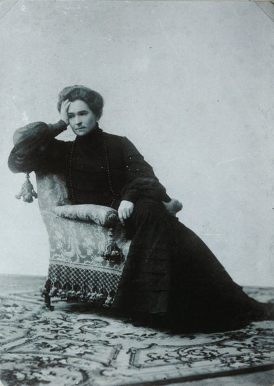 ओल्गा लियोनार्डोवना नाइपर-चेखोवा, 1904 द्वारा फोटो स्टूडियो एस. कोगन