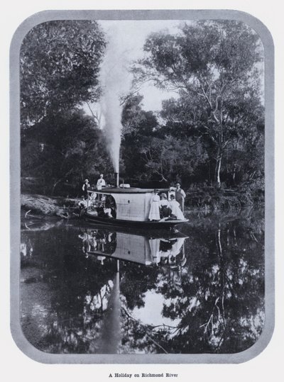 रिचमंड नदी पर एक छुट्टी (बी / डब्ल्यू फोटो) द्वारा फोटोग्राफर ऑस्ट्रेलियाई
