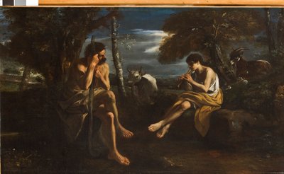 मर्क पुटिंग आर्गस टू स्लीप, c.1645-55 द्वारा पियर फ्रांसेस्को मोला