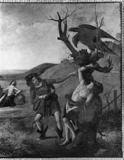प्रोमेथियस के मिथक, c.1515 (विस्तार) द्वारा पिएरो डी कोसिमो