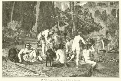 शांति (उत्कीर्णन) द्वारा पियरे (बाद में) पुविस डी चवनेस