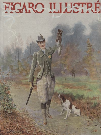 कवर ऑफ़ ले फिगारो इलस्ट्रे, नवंबर 1891 द्वारा Pierre Andre after Brouillet
