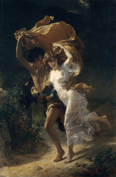द स्टॉर्म, 1880। द्वारा Pierre Auguste Cot