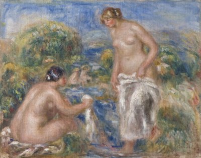 स्नान करने वाली महिलाएँ द्वारा Pierre Auguste Renoir