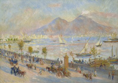 नेपल्स की खाड़ी, शाम, 1881 द्वारा पियरे अगस्टे रेनॉयर