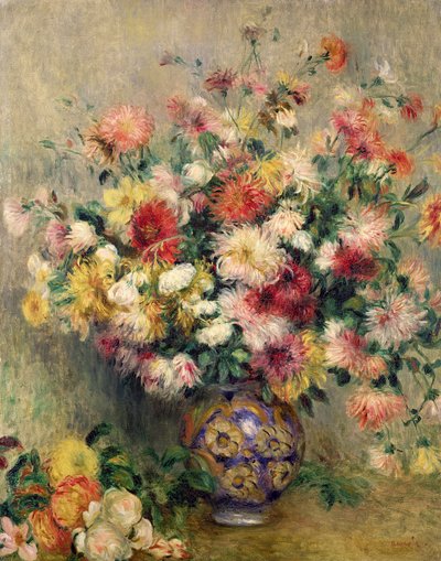 dahlias द्वारा Pierre Auguste Renoir