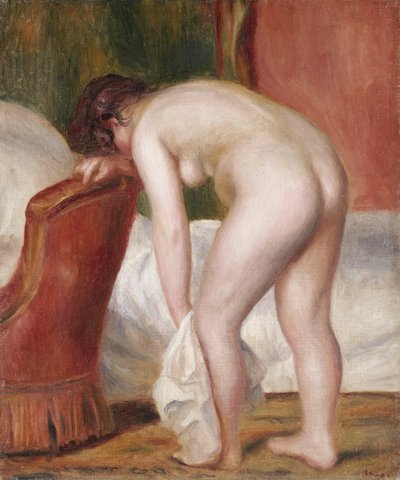 महिला नग्न सुखाने खुद, c.1909 द्वारा पियरे अगस्टे रेनॉयर
