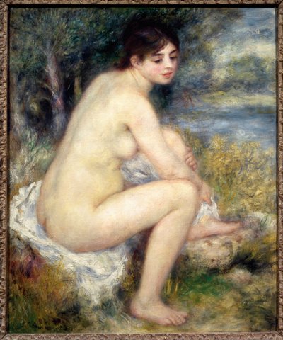 लैंडस्केप में नग्न महिला द्वारा Pierre Auguste Renoir
