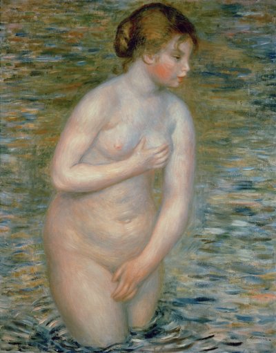 न्यूड इन द वॉटर, 1888 द्वारा Pierre Auguste Renoir