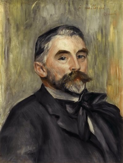 स्टीफन मल्लमरे का पोर्ट्रेट 1842-1898 द्वारा पियरे अगस्टे रेनॉयर