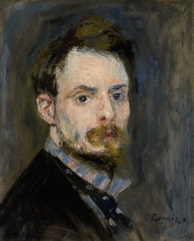 स्व-पोर्ट्रेट, सी .1875 द्वारा Pierre Auguste Renoir