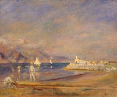 सेंट ट्रोपेज़, फ्रांस, 1898-1900। द्वारा पियरे अगस्टे रेनॉयर