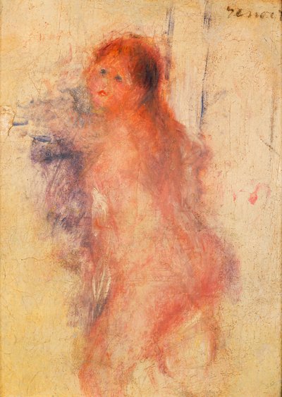 स्थायी नग्न महिला द्वारा Pierre Auguste Renoir