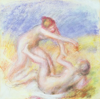 दो जुराब (कैनवास पर तेल) द्वारा Pierre Auguste Renoir