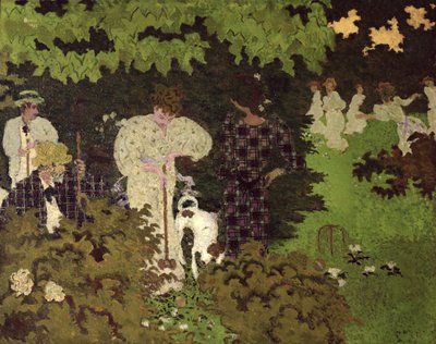 डस्क, या ए राउंड ऑफ क्रोकेट, 1892 द्वारा पियरे बोनार्ड
